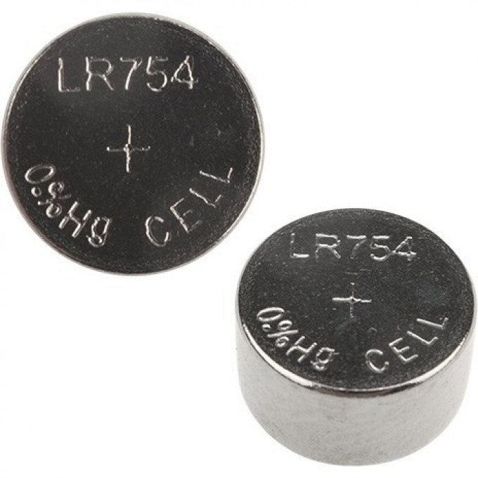 Батарейка часовая REXANT LR48 1,5V (AG5, LR754, G5, 193, GP93A, 393, SR754W) 10 шт./блистер 30-1036