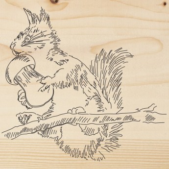 Доска для выжигания REXANT БЕЛКА 150х150 мм