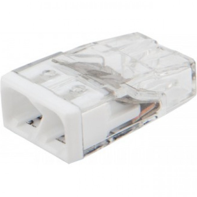 Экспресс-клемма REXANT СМК 2273-202, 2-проводная 0.5-2.5 мм², прозрачная, блистер (5 шт./уп.) 07-3211-5