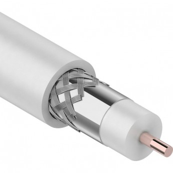 Кабель коаксиальный REXANT RG-11U магистральный белый 305 м