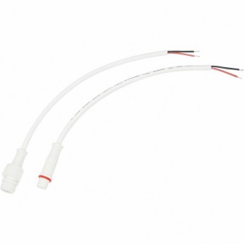 Кабель REXANT 2pin соединительный герметичный 2х0.35 мм² белый