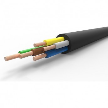 Кабель REXANT КГТП-ХЛ 5х2.5 мм² промышленный гибкий 20 м