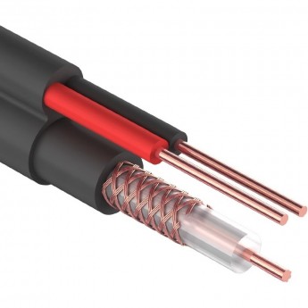 Кабель REXANT ККСВ-П+2х0.5 мм 305 м черный