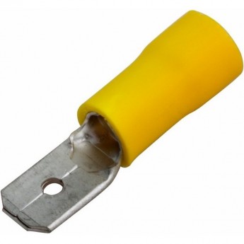 Клемма плоская изолированная REXANT штекер - 6.3мм, 4-6мм² (БЛИСТЕР F)