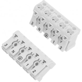 Клемма пружинная соединительная REXANT КСП 5-полюсная (50 шт./уп.)