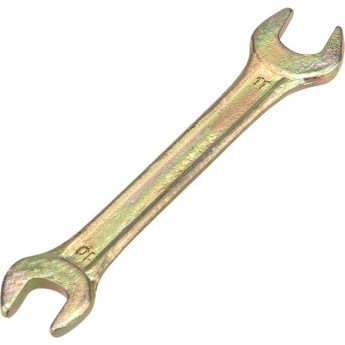 Ключ рожковый REXANT 10х11 мм желтый цинк