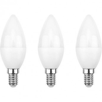 Лампа светодиодная REXANT CN 7.5 Вт E14 4000 K, 3 шт.