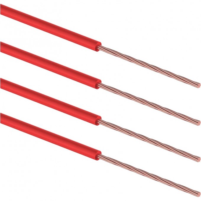 Набор автопровода REXANT «АССОРТИ» 0,50х5 м/0,75х5 м/1х3 м/1,50х3 м/2,50х2 м, цвет провода красный 01-6552