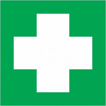 Наклейка REXANT АПТЕЧКА ПЕРВОЙ МЕДИЦИНСКОЙ ПОМОЩИ 100*100 мм