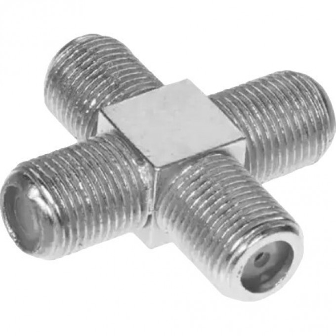 Переходник-соединитель REXANT гнездо Fx4 (F- крест) ED-TVF25