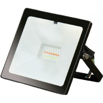 Прожектор светодиодный REXANT с пультом дистанционного управления 20Вт, цвет свечения мультиколор (RGB) + опора на грунте