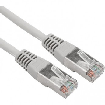 Шнур коммутационный REXANT, патч-корд F/UTP RJ45-RJ45, CAT 5e, LSZH, серый, 3м