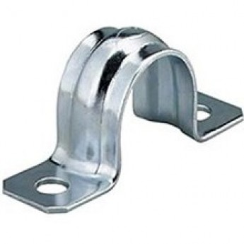 Скоба REXANT СМД 31-32 двухлапковая для металлорукава 25 мм, 50 шт.