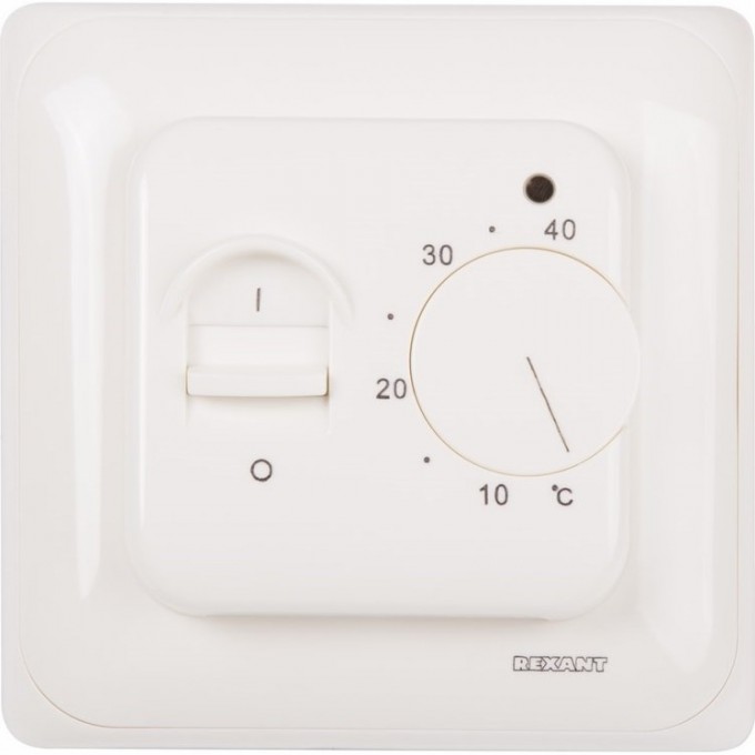 Терморегулятор механический REXANT R70XT с датчиком температуры пола (3500 Вт) бежевый 51-0581