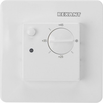 Терморегулятор механический REXANT RX-308U белый (совместим с Schneider серии Unica)