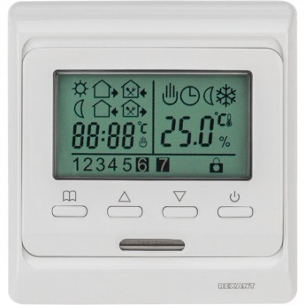 Терморегулятор REXANT R51XT с дисплеем и автоматическим программированием