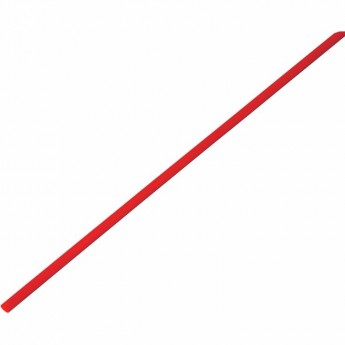 Термоусаживаемая трубка REXANT 1.5/0.75 мм красная, 50 шт/уп