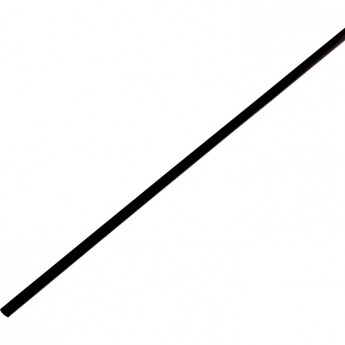 Термоусаживаемая трубка REXANT 2.0/1.0 мм черная, 50 шт/уп