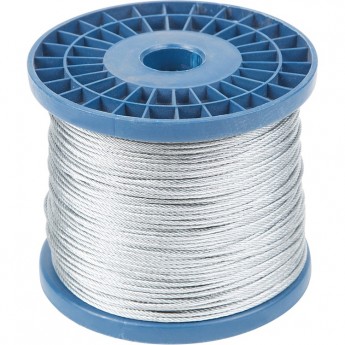 Трос стальной REXANT DIN 3055 (6x7) М2 (бобина 200м)