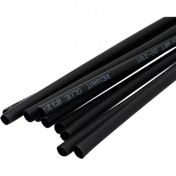 Трубка термоусаживаемая REXANT СТТК (3:1) двустенная клеевая 18,0/6,0мм, черная, упаковка 10 шт. по 1м