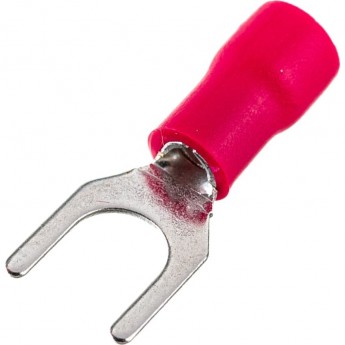 Вилочный наконечник REXANT изолированный (5.3мм) 0.5-1.5мм² красный