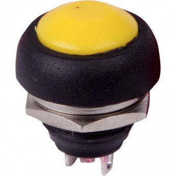 Выключатель-кнопка REXANT MICRO 250V 1А (2с) OFF-(ON) Б/Фикс желтая (PBS-33В)
